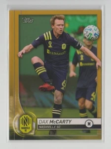 2020 Topps MLS Gold #31 Dax McCarty /50 - Flat S/H - Picture 1 of 1