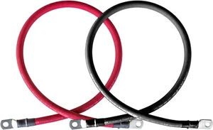 2/0 AWG 2/0 Gauge 10f Red + 10f Black Pure Copper Battery Inverter Cables - Picture 1 of 4