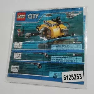 LEGO City 60093 Deep Sea Helicopter Instructions Manuals Book 1 2 & 3 ONLY - Picture 1 of 3