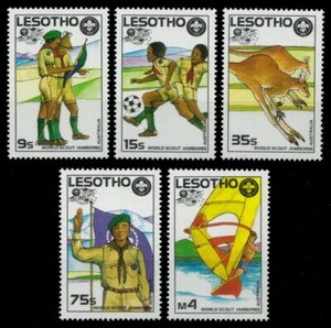 Lesotho 1987 - Mi-Nr. 653-657 ** - MNH - Scouts / Scouts - Imagen 1 de 1