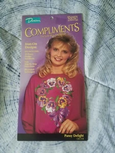 Duncan Compliments Iron On Designs Pansy Delight - Picture 1 of 2