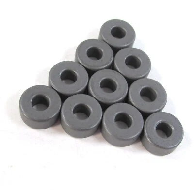 LOT of 10 Magnetics F-41206-TC .5 Inch O.D. ZF41206TC Toroid Ferrite Core - Image 1 of 2