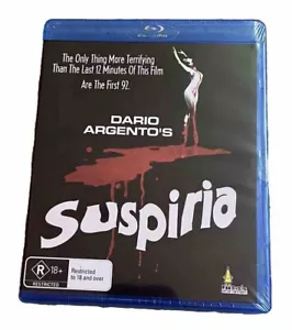 New Sealed Dario Argento Suspiria Blu-Ray, 1977, Region B, AU Seller - Picture 1 of 2