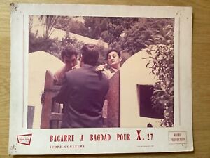 Photo d'exploitation film « BAGARRE À BAGDAD POUR X.27 » 1966-Roger HANIN- GAVEN
