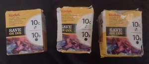 2 Genuine Kodak 10C 10B Ink Combo packs, Cartridge 1 Black 1 Color Open Box New - Picture 1 of 1