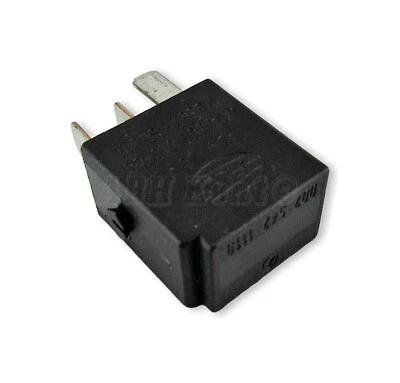 415-Mercedes-Benz A B C E Class 4-Pin Black Relay 0025421119 Hella 4RA007813-00 - Image 1 of 4