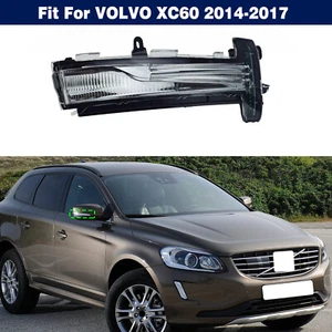 LED Front Right Side Door Mirror Lamp Turn Signal Light For Volvo XC60 2014-2017 - Picture 1 of 11