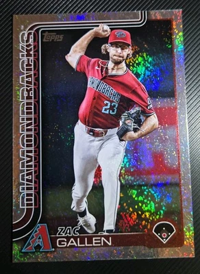 Zack Gallen 2025 Topps #448 Holofoil Arizona Diamondbacks - Image 1 of 2