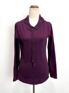 Kathmandu Womens Hooded Jumper 8 Enact Regular Fit Purple Organic Cotton Hoodie - Picture 1 of 11