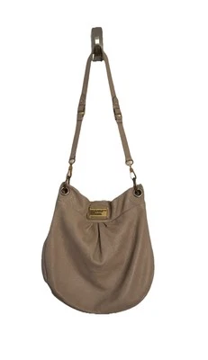 Marc by Marc Jacobs - Classic Q Hillier Tan Pebble Leather Hobo Shoulder Bag - Image 1 of 4