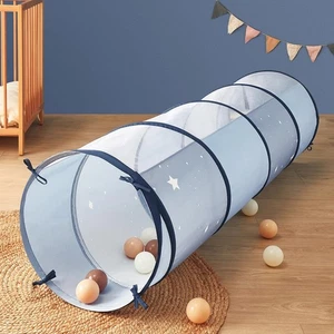 Kinder Spieltunnel für Kleinkinder Pop Up Krabbeln Baby Tunnel Spielzeug 6 Fuß drei Farben - Bild 1 von 12