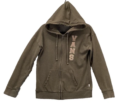 Vans Sudadera con Capucha Para Hombre Pequeña Cremallera Completa Sudadera con Capucha Polar Patín Clásico Foto 1 de 4