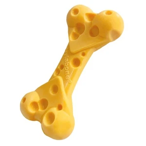 Nylabone Power Chew Cheese Toy for Medium Dogs Durable Dental Chew 35lbs - Picture 1 of 14