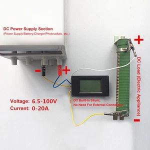 Digitaler Amperemeter-Tester Voltmeter-Amperemeter LCD-Anzeige 0 ~ 2 KW♡ - Bild 1 von 9