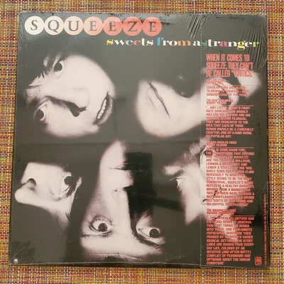 SQUEEZE - Sweets From A Stranger / '80s POP ROCK SEALED LP HYPE STICKER - Image 1 of 2