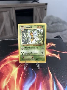 Beedrill 017/102 Base Set Non Holo Rare WOTC Vintage - Picture 1 of 2