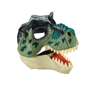 Dinosaur Mask with Sounds, Realistic Dinosaur Mask Moving Jaw,Dino Mask Plastic - Picture 1 of 7