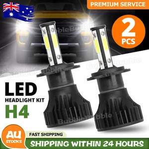 H4 HB2 9003 LED Headlight Kit Light Bulb Hi-Low 2500W 375000LM 6000K HID - Picture 1 of 9