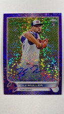 2022 Topps Chrome Kyle Muller Purple Speckle RC Autograph #RA-KM 169/299 Rookie