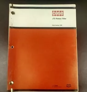 Vintage Original Case Rotary Tiller Parts Manual Model J72 tractor accy 1975 - Picture 1 of 5