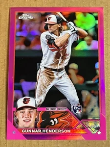 Gunnar Henderson 2023 Topps Chrome Rookie Pink Refractor ORIOLES #2 - Bild 1 von 1