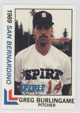 1989 Best San Bernardino Spirit Greg Burlingame #5