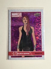 2021-22 Upper Deck Marvel Annual Magenta Black Widow #8