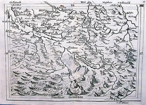 Antique map, Bodenehr, Grentzen - Picture 1 of 1