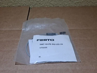 NEW  FESTO  SMT-10-PS-SQ-LED-24  Proximity Sensor   Fast Shipping - Image 1 of 4