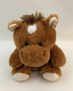 Kelly Toys Horse Pony Bee Happy Brown Plush Stuffed Animal Toy 9 Inch - Picture 1 of 11