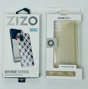 Samsung Galaxy A02s Phone Case 2 Designs Colors Choose Thin Cover NIB USA - Picture 1 of 19