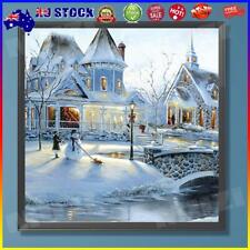Paint By Numbers Kit DIY Snowscape Oil Art Picture Craft Home Wall Decor(H1707) 
