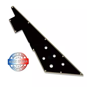 Golpeador de borde ancho 2017 negro/crema 5 capas - actual selectos modelos Gibson Flying V - Imagen 1 de 7