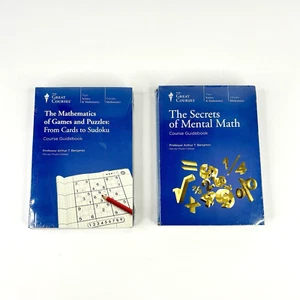 Great Courses Mathematics of Games & Puzzles & Secrets of Mental Math New Sealed - Picture 1 of 9