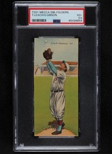 1911 Mecca Double Folders T201 Tommy Leach George Gibson PSA 3.5