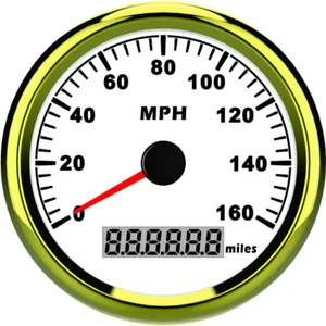 85mm GPS Speedometer 160MPH 9-32V Stainless for Car Truck Marine Motorcycle UTV - Picture 1 of 6