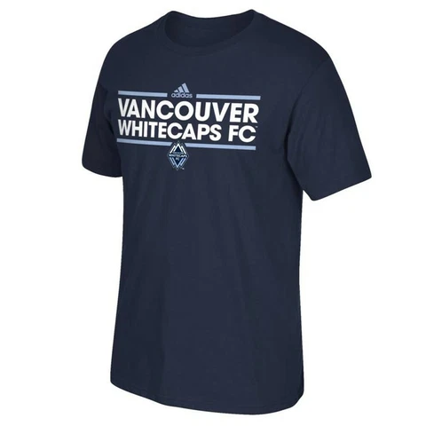 Vancouver Whitecaps FC MLS Adidas Dassler Team Graphic Men's Navy Blue T-Shirt Cover