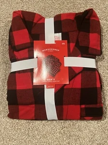 NWT Men’s Wondershop 2 Piece Red Plaid Pajama Set 2XL - Picture 1 of 3