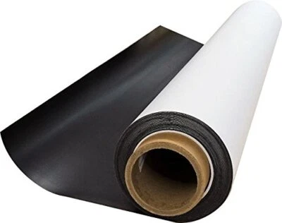 EASYDRUCK24DE Magnet-Folie in 61 x 100 cm I weiß beschichtet I beschreibbar bedruckbar