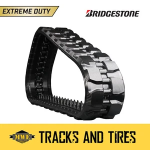 Fits John Deere 317G - 13" Bridgestone Extreme Duty Block Pattern  CTL Rubber Tr - Picture 1 of 9