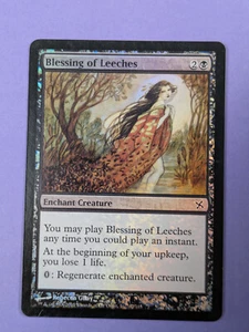 MTG Magic: Betrayers of Kamigawa: Blessing of Leeches Foil Common #62/165 - LP - Picture 1 of 2