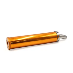 0.87" Inlet Diameter Exhaust Muffler Pipe For Motorcycle Street Dirt Bike Racing - Picture 1 of 6