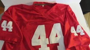 Forrest Gump University Of Alabama #44 Red Graphic Football Jersey Men's XXXL - Picture 1 of 4