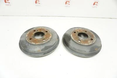 17 2014-2019 Ford Fiesta Rear Brake Disc Rotor Drum Plate Used Oem Pair - Image 1 of 4