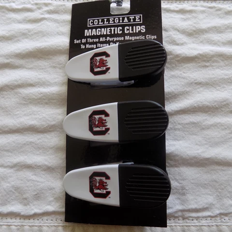 NCAA South Carolina Gamecocks Magnetic Clips Refrigerator Chips Mail All Purpose Cover