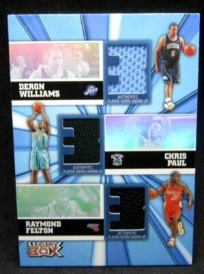 CHRIS PAUL RC 2005-2006 TOPPS LUJO GU PARCHE NOVATO #170/250!HORNETS RC CABRA Foto 1 de 2