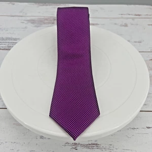 Corbata Spectrum by Sergio Alvajee púrpura blanca seda bienes raíces negocios corbata - Imagen 1 de 6
