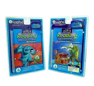 Leapfrog Leap2 Reading Monsters Inc & Scooby Doo Activity Books With Cartridge - Picture 1 of 11