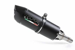 Suzuki DR 125 SM 2008-2013 GPR Furore Black Exhaust Terminal Exhaust - Picture 1 of 1