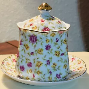 Usato in ottime condizioni! Zuccheriera/Jarmellata Chintz Vintage Importazioni Topline Marcato Giappone - 24/631 - Foto 1 di 13